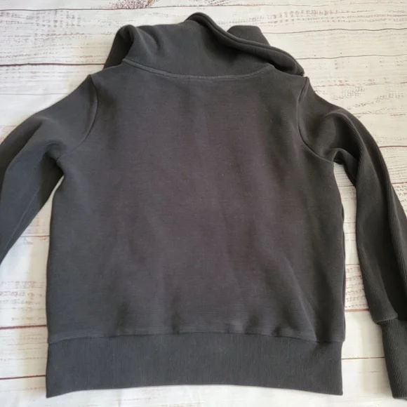 Varley Vine Ribbed Half Zip Pullover Black Women's Small - Picture 8 of 10